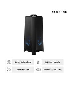 Torre de sonido Samsung Bluetooth 500W MX-T50/PE